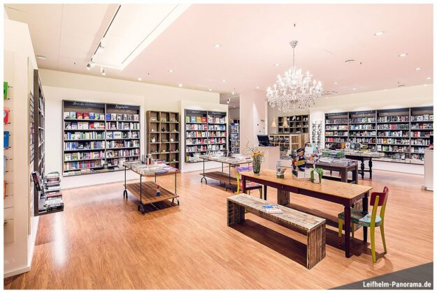 Interieurfoto, Buchhandlung Esser, Kaarst - Fotograf Guido Leifhelm