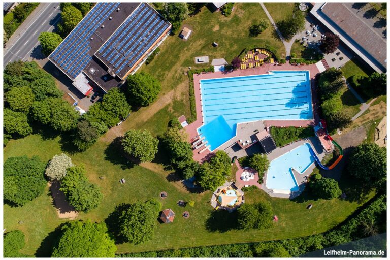 Freibad Beckum - Luftaufnahme